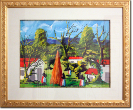 Giuseppe Carrino - Campestre cm 40X52 Olio su Cartoncino Tecnico