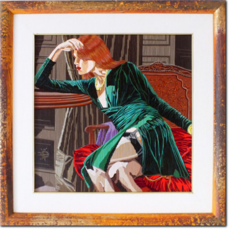 Marco Sciame - La seconda Volta cm 40X40 anno 2010 Acrilico su Tela