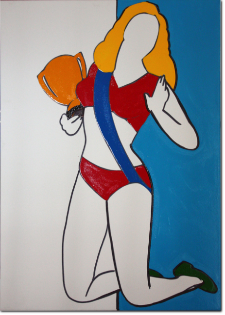 Marco Lodola - Pin-Up - cm 80X60 
